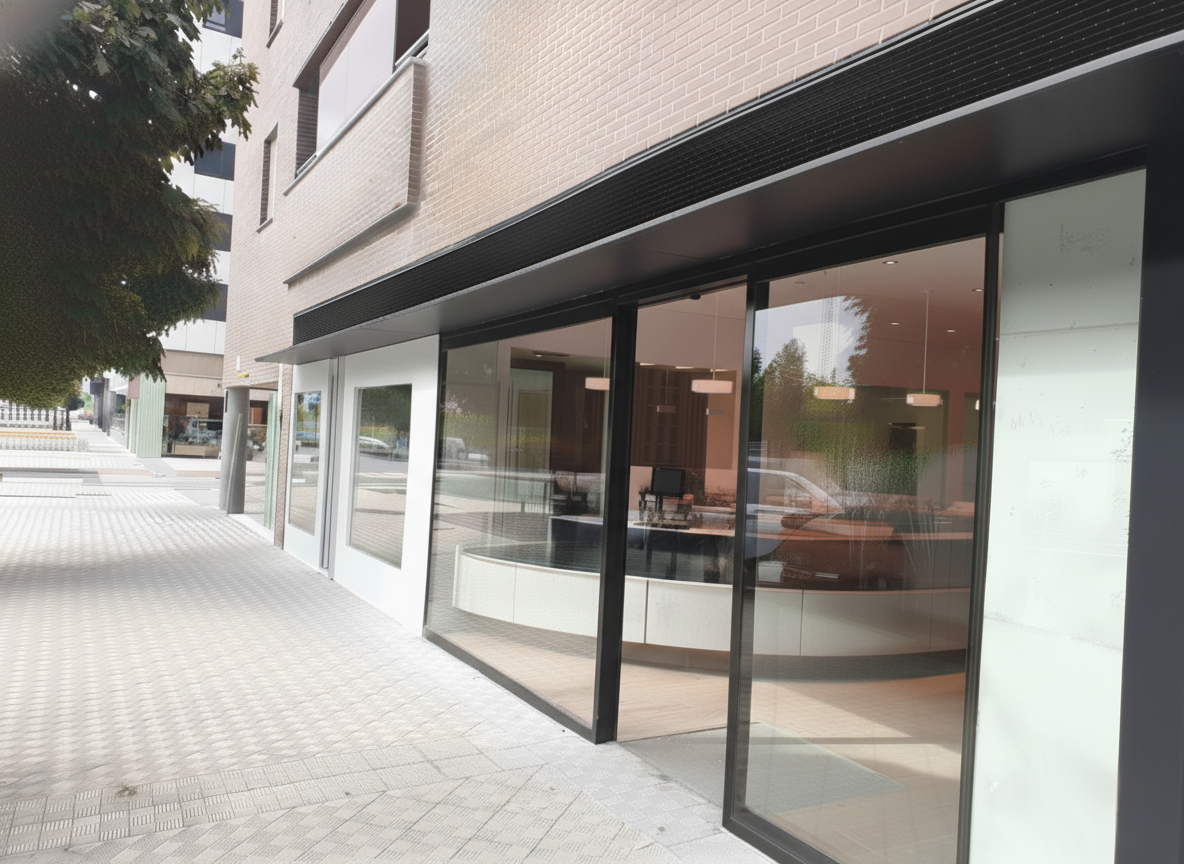 Local con toldo monobloc