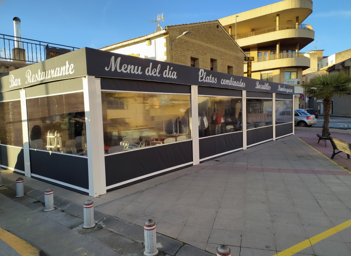 Pérgola toldo Toldos Saldise