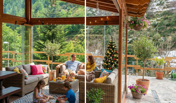Verano Invierno Cortinas de Cristal Toldos Saldise Navarra País Vasco Pamplona