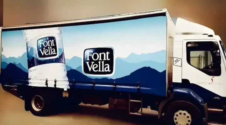Camion Font-Vella Balcón con cortina de cristal Toldos Saldise Navarra Pamplona País Vasco